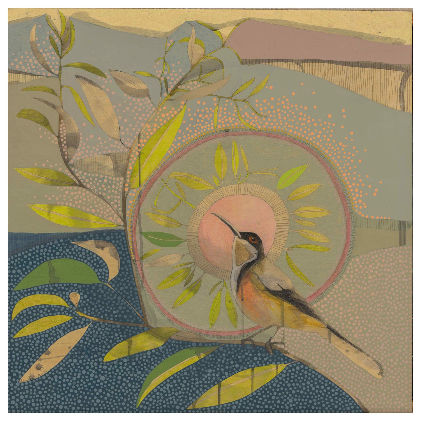 The Song that Kissed the Garden - mini print