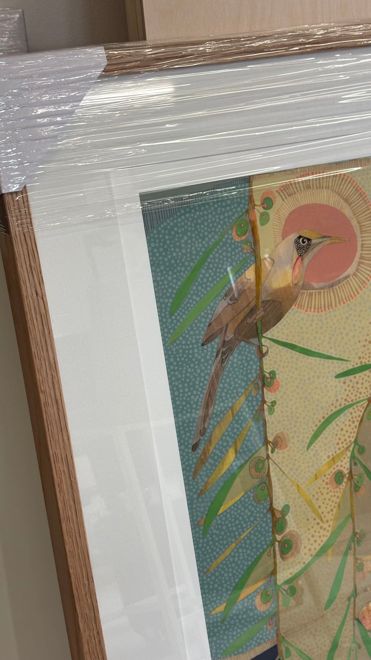 I Whispered Your Name on the Wind Print, Wattle and Wattle Birds - Edition Print