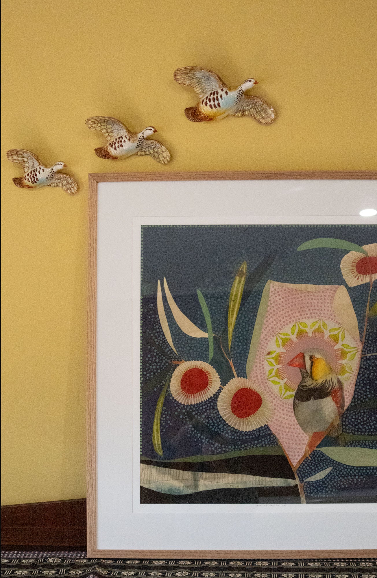 The Air of Tomorrow (i), Zebra Finch and Hakea - Edition Print