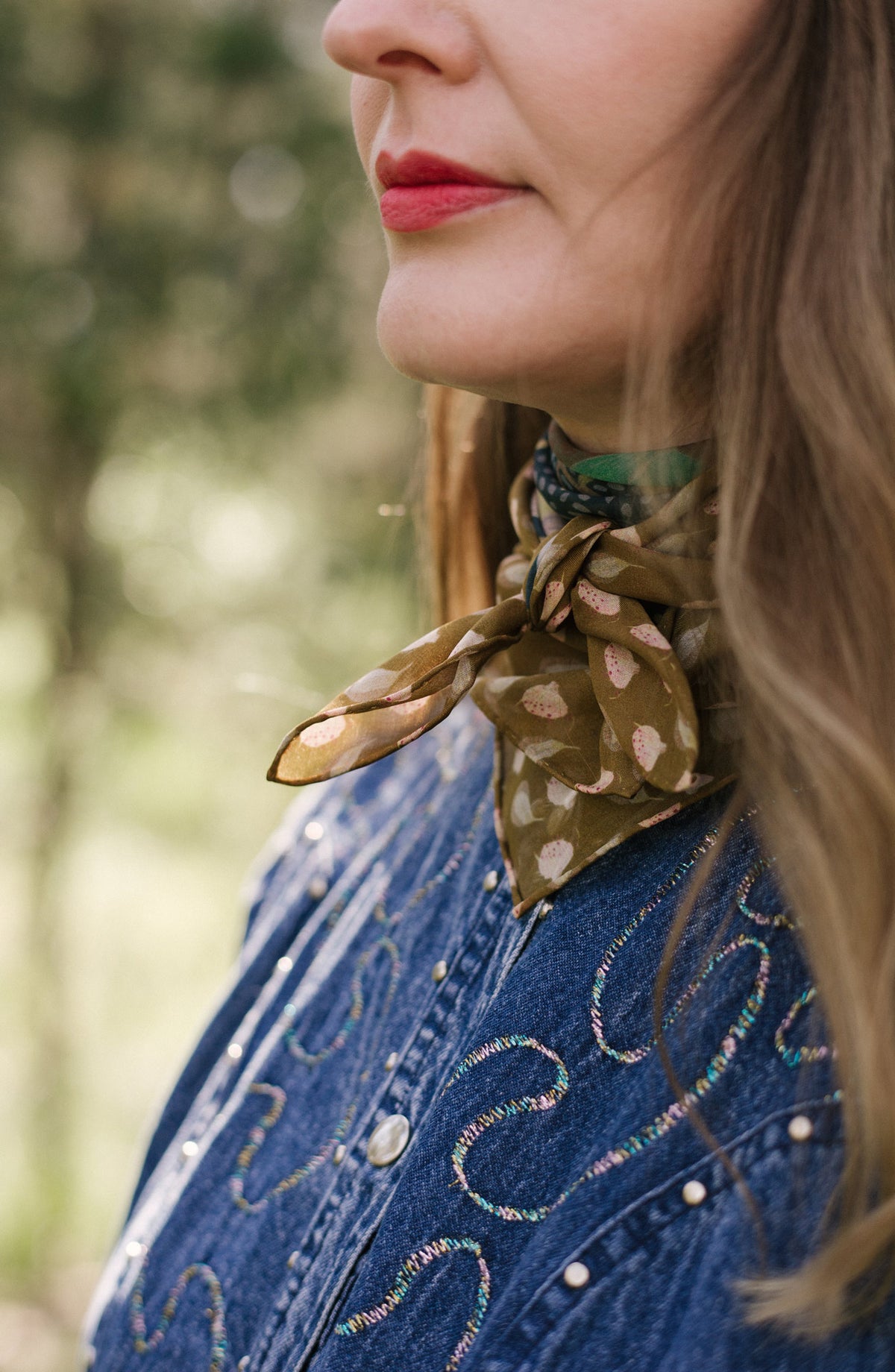 Come With Me Silk Scarf