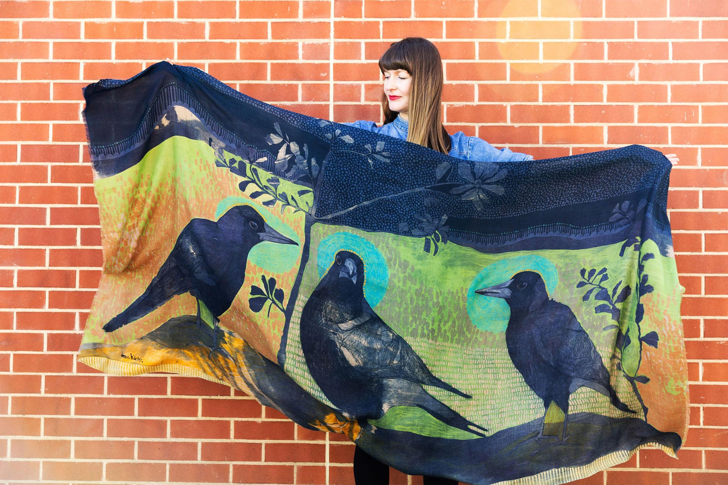 By Your Side 🐦 Cashmere Wool Scarf