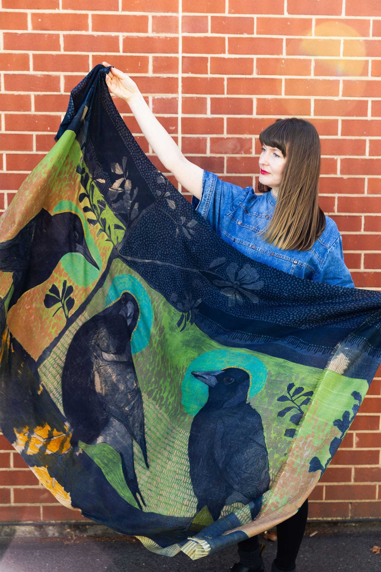 By Your Side 🐦 Cashmere Wool Scarf
