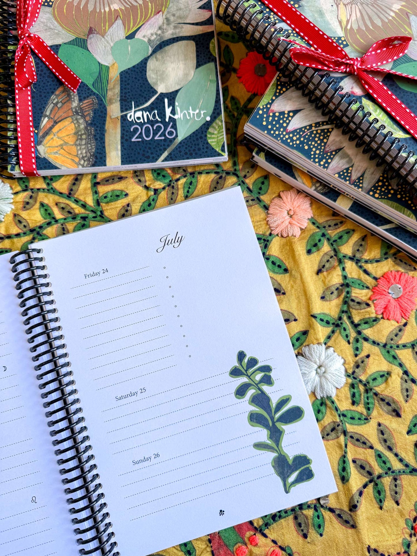 King Protea and Monarch Butterfly 2026 Planner