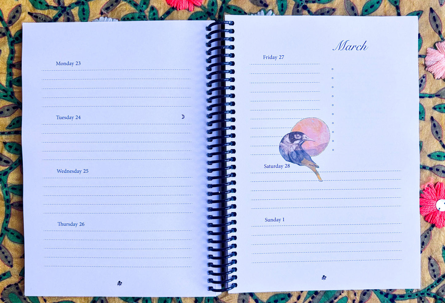 King Protea and Monarch Butterfly 2026 Planner