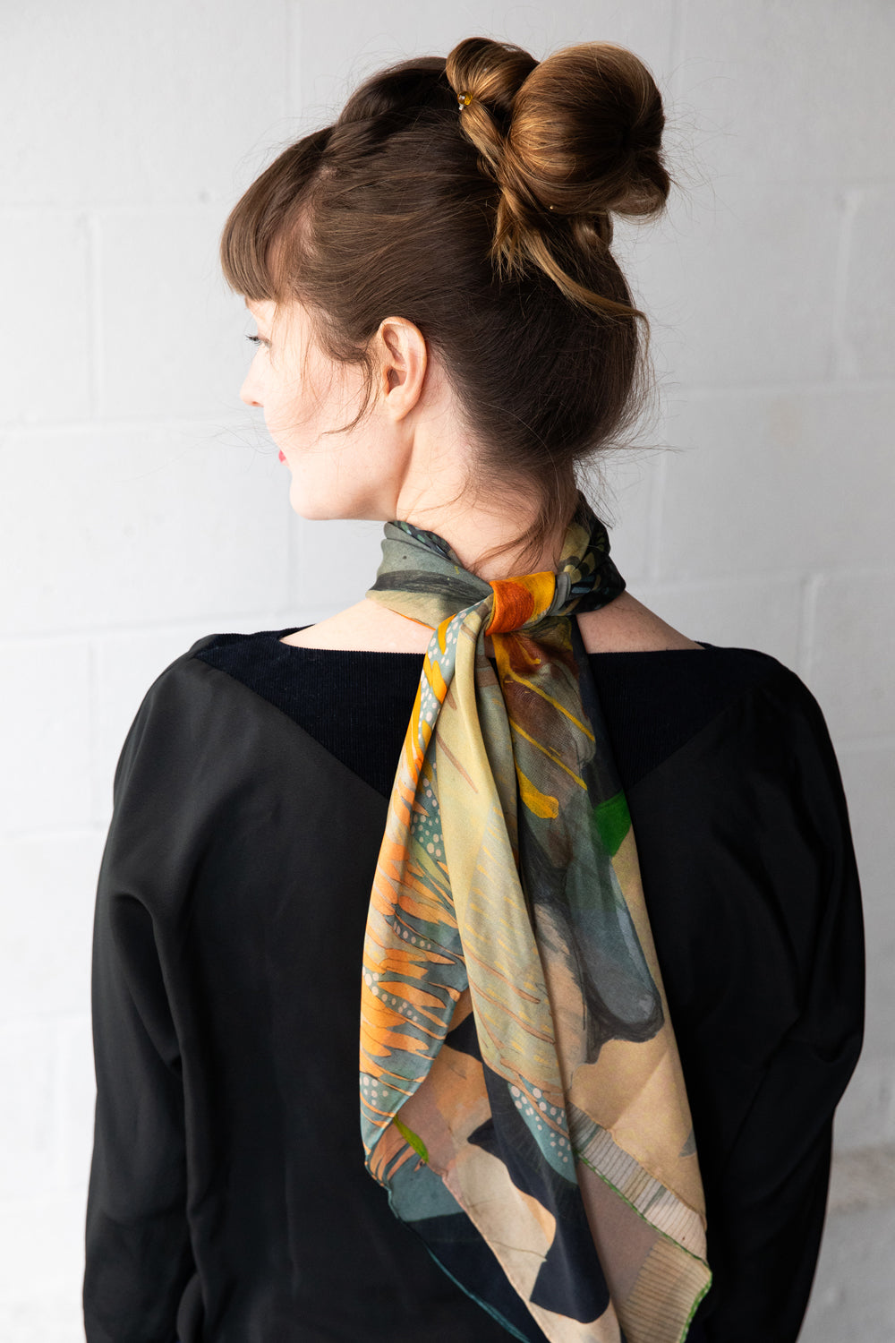 The Sun Comes up and we Start Again 🌞 Silk Chiffon Scarf