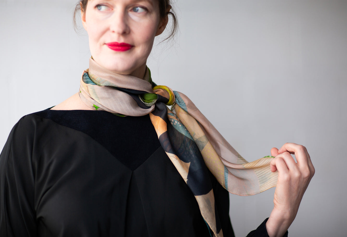 The Sun Comes up and we Start Again 🌞 Silk Chiffon Scarf