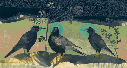 By Your Side, Magpie and Coastal Banksia - Edition Print
