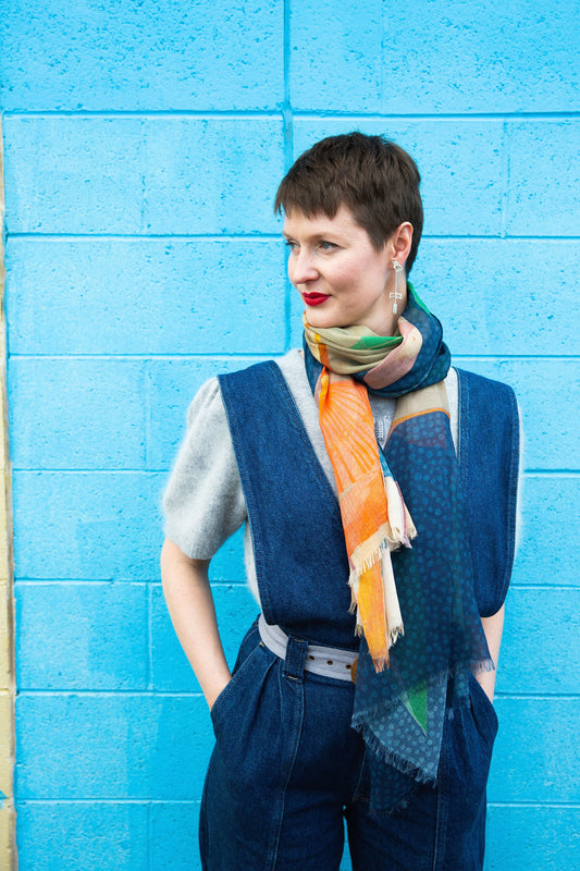 Falling Slowly Cashmere Wool Scarf