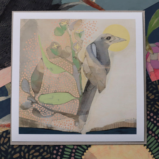 mini | magpie and eucalyptus | print