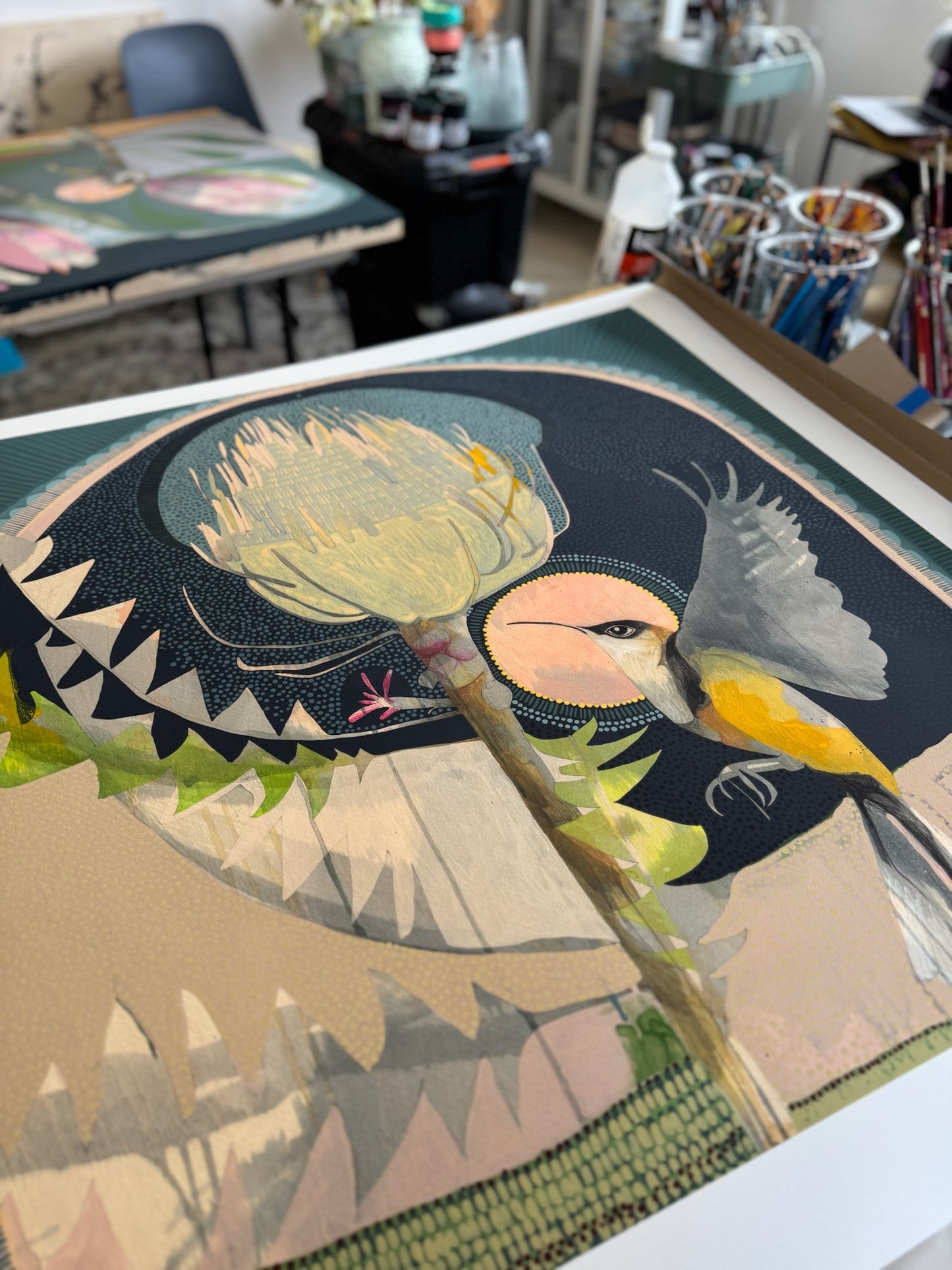 For You a Thousand Times Over, Eastern Spinebill and Banksia - Edition Print