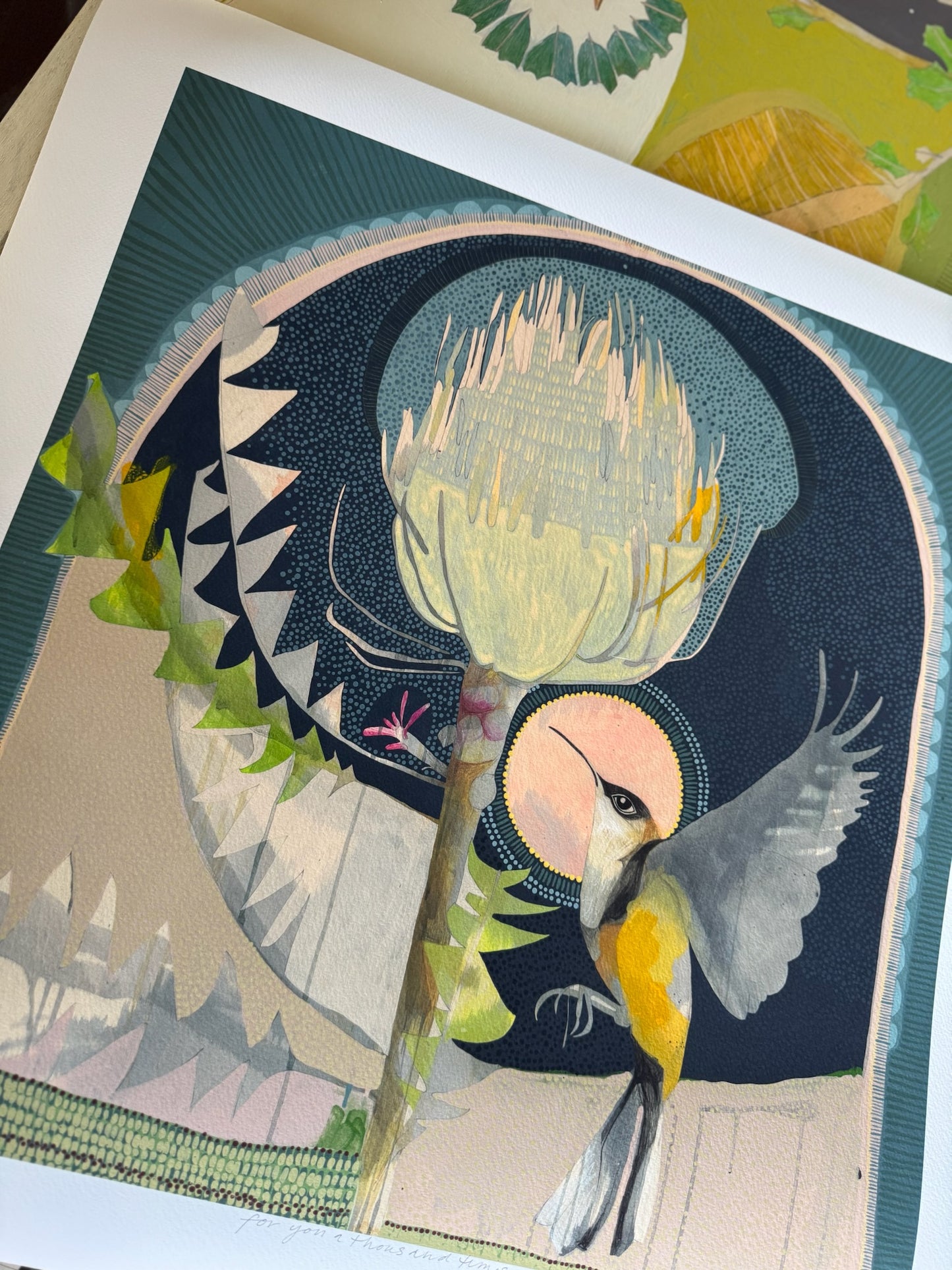 For You a Thousand Times Over, Eastern Spinebill and Banksia - Edition Print
