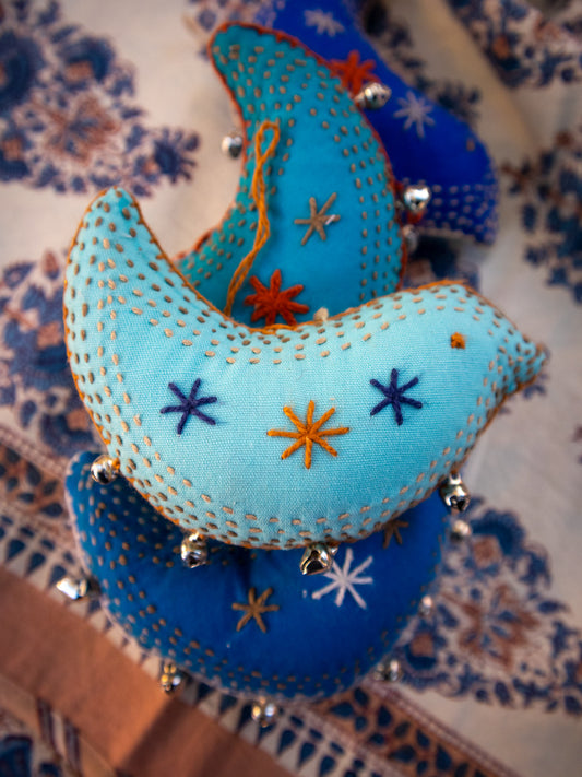 Little Blue Wren Christmas decorations ẃ 🔔 ghungru (bells)