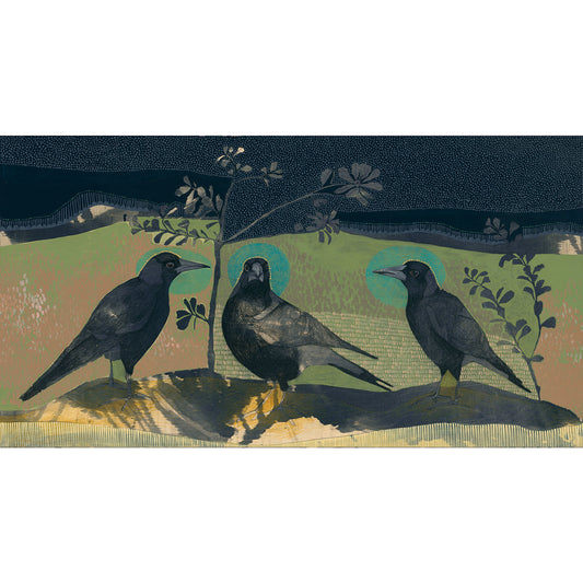 By Your Side, Magpie and Coastal Banksia - Edition Print
