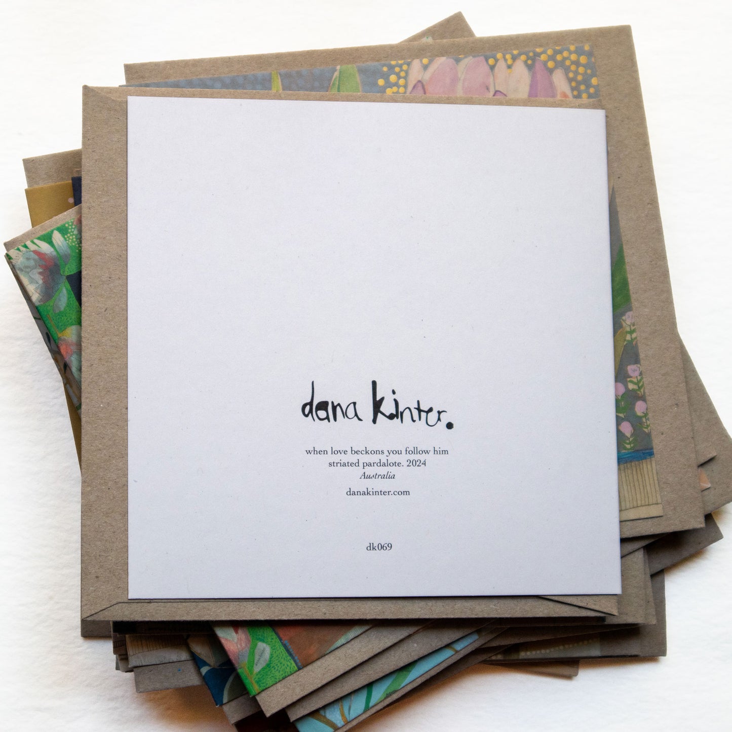 The Waves of Blue, The Waves of Love - Card