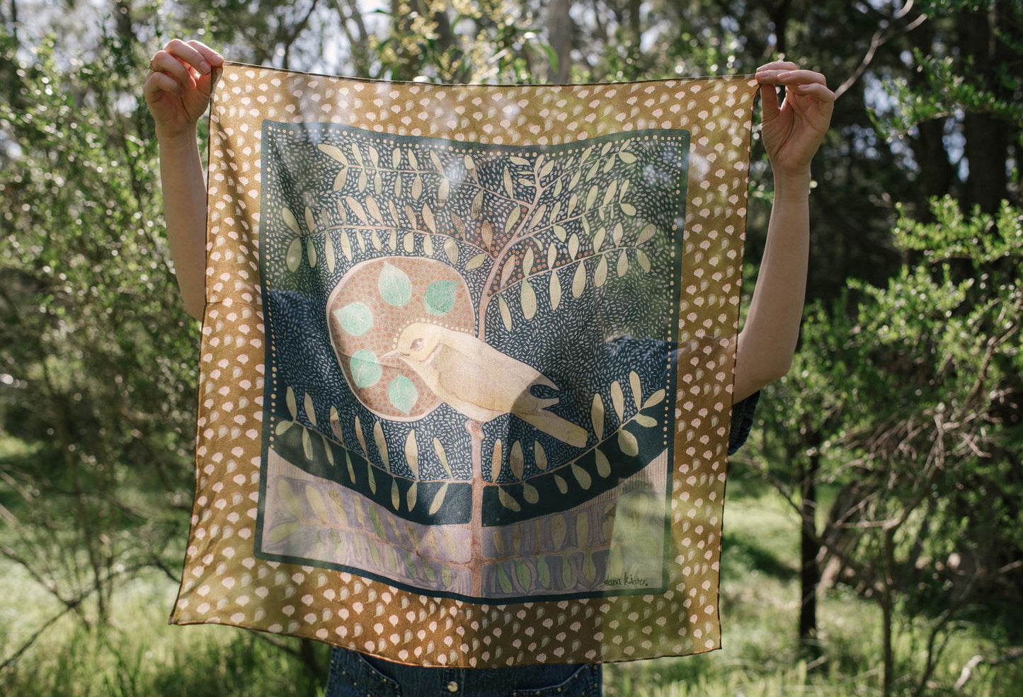 Come With Me Silk Scarf
