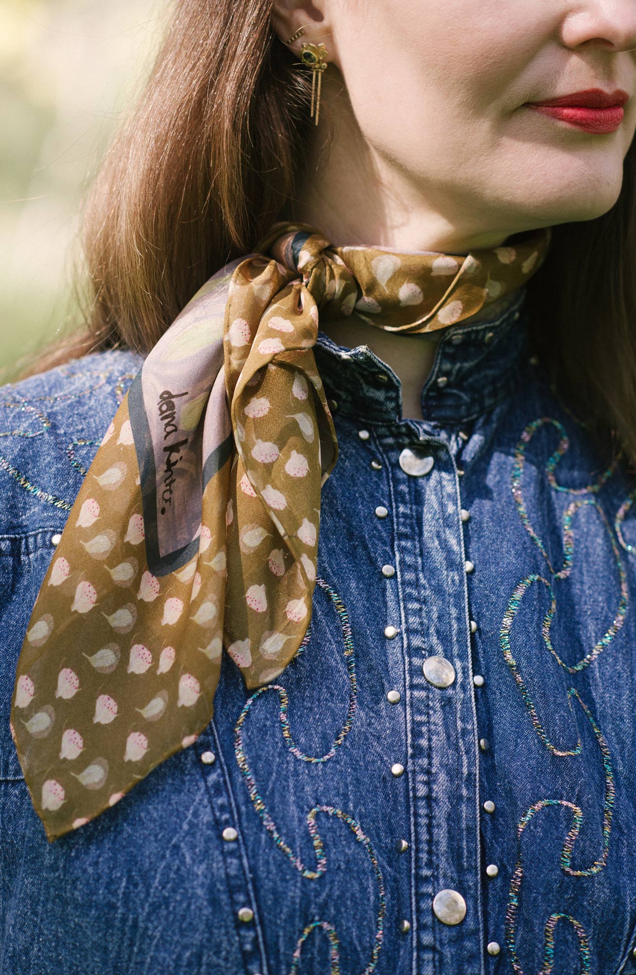 Come With Me Silk Scarf