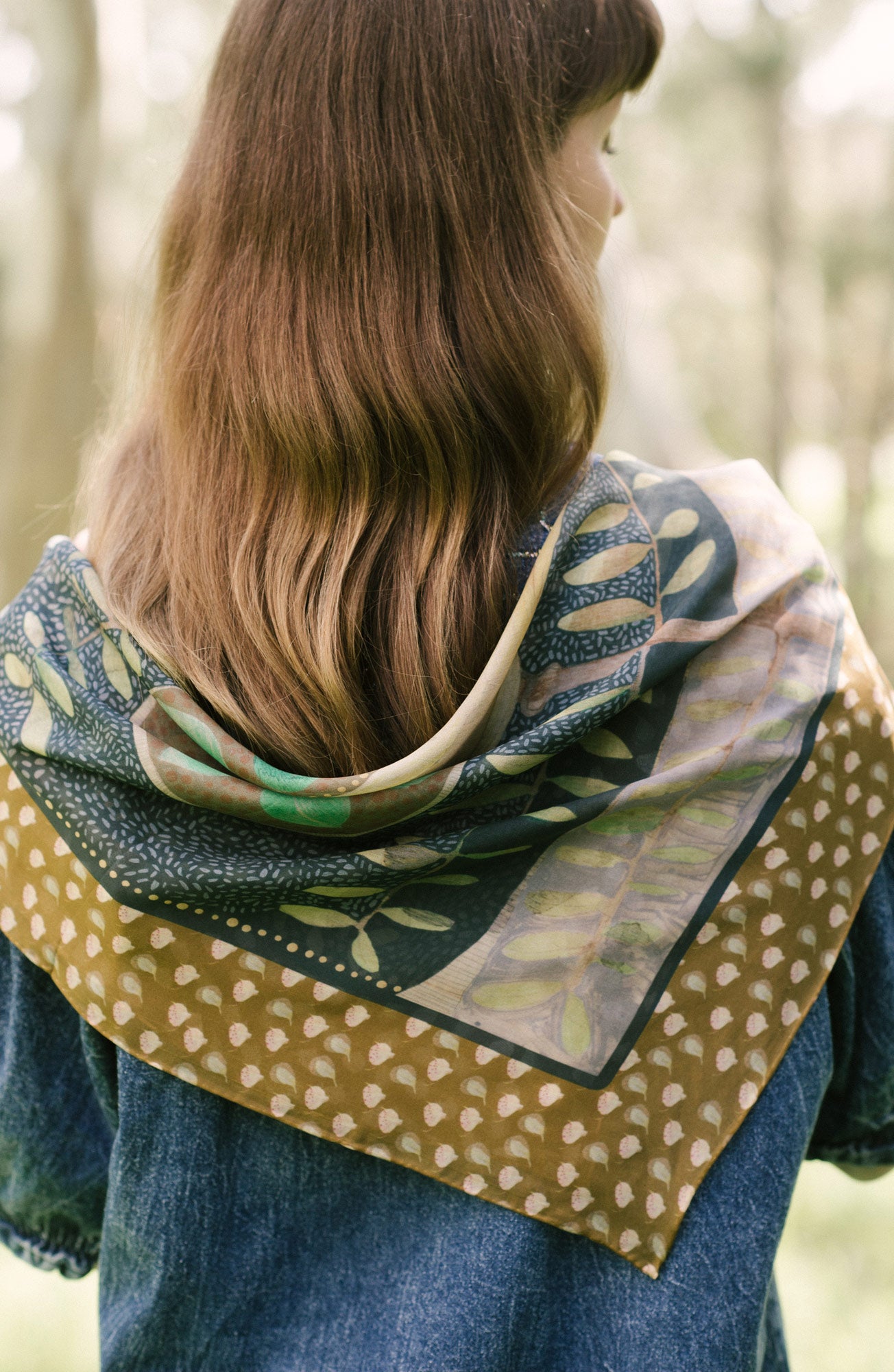 Come With Me Silk Scarf