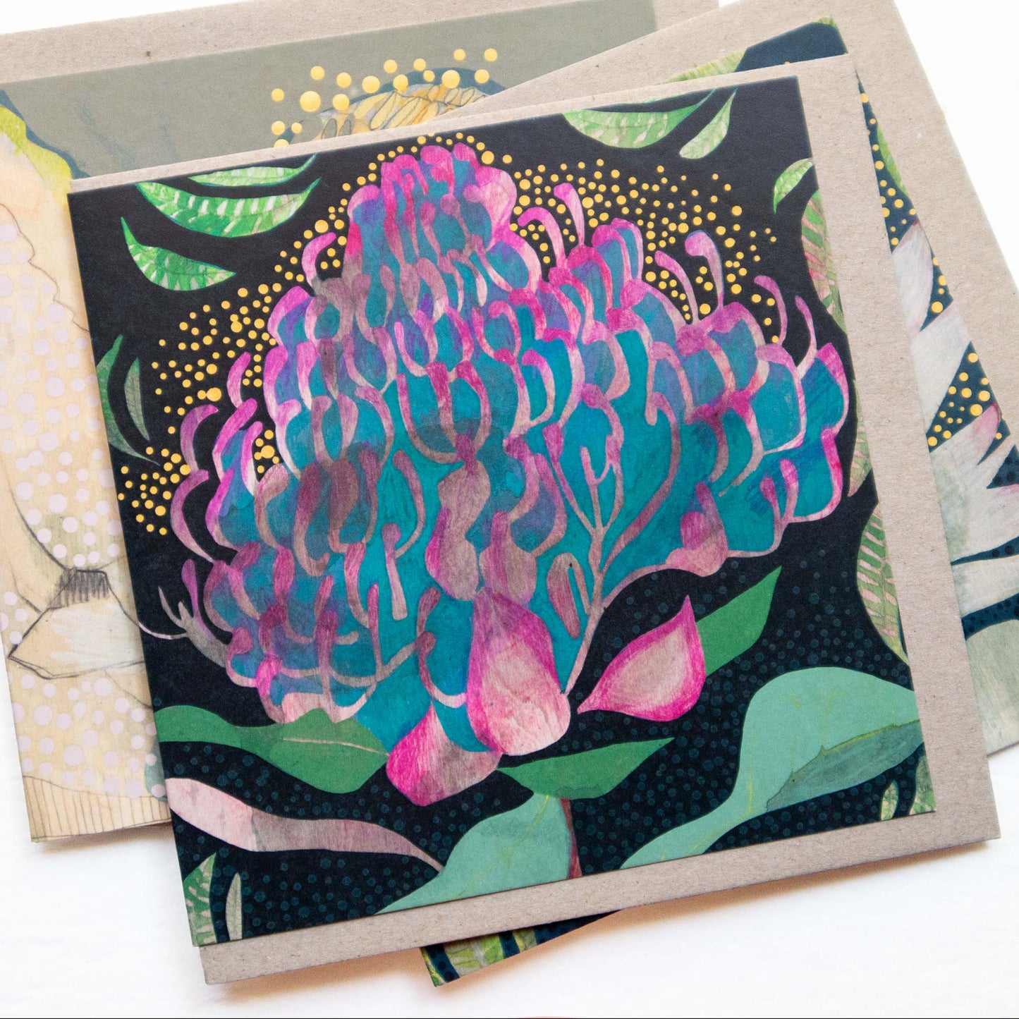 The Waves of Blue, The Waves of Love - Card