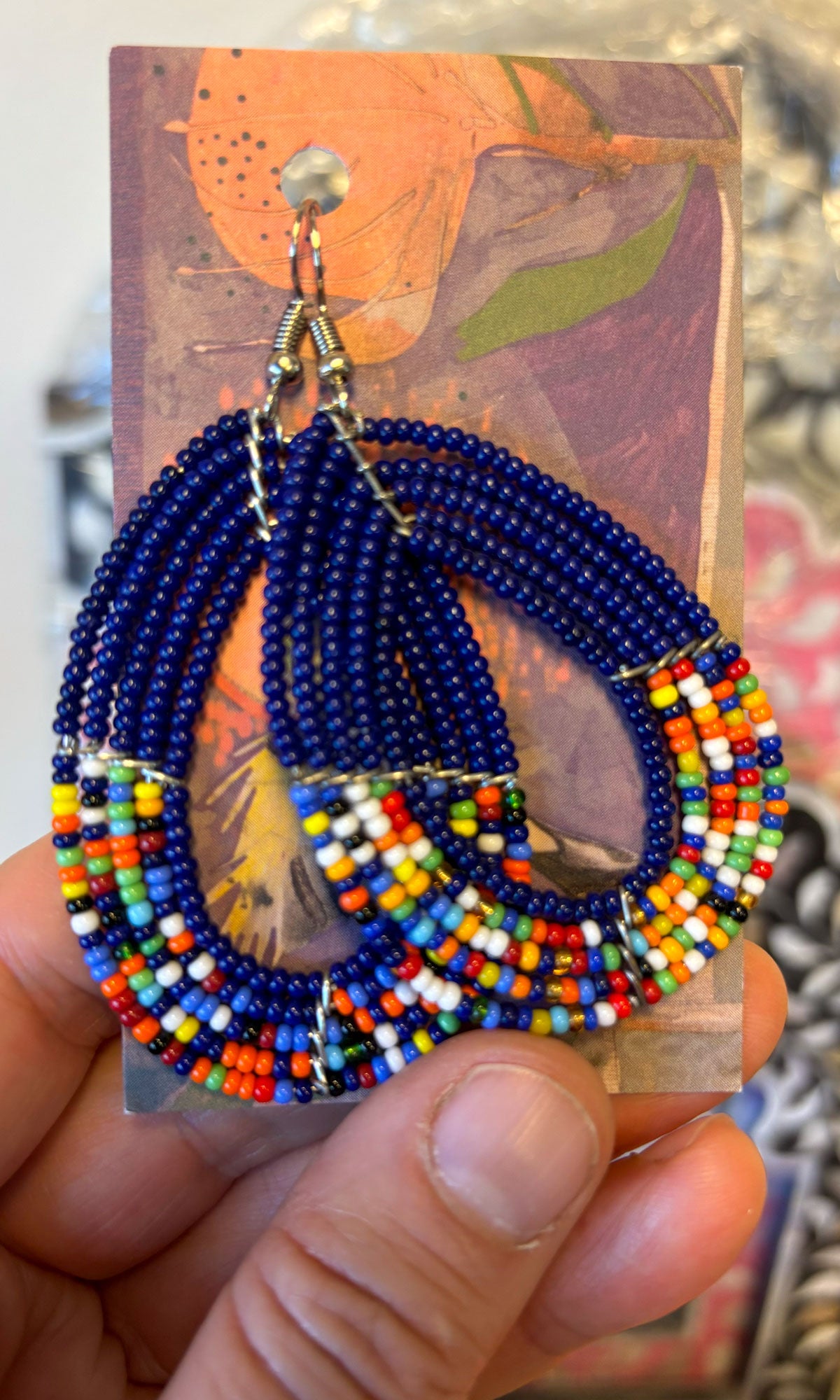 seed 📿 bead earrings - zambia