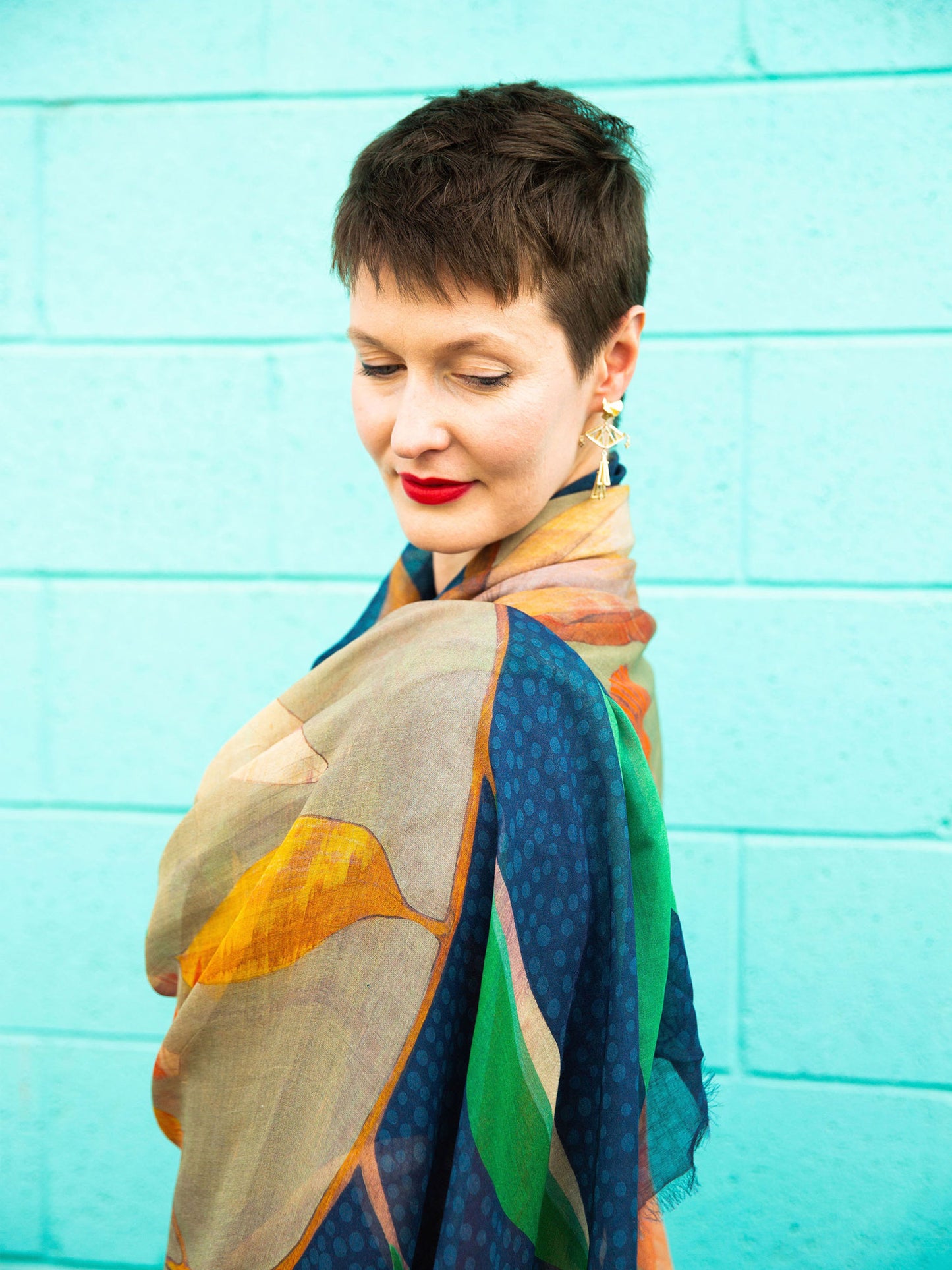 Falling Slowly 🌹 Cashmere Wool Scarf