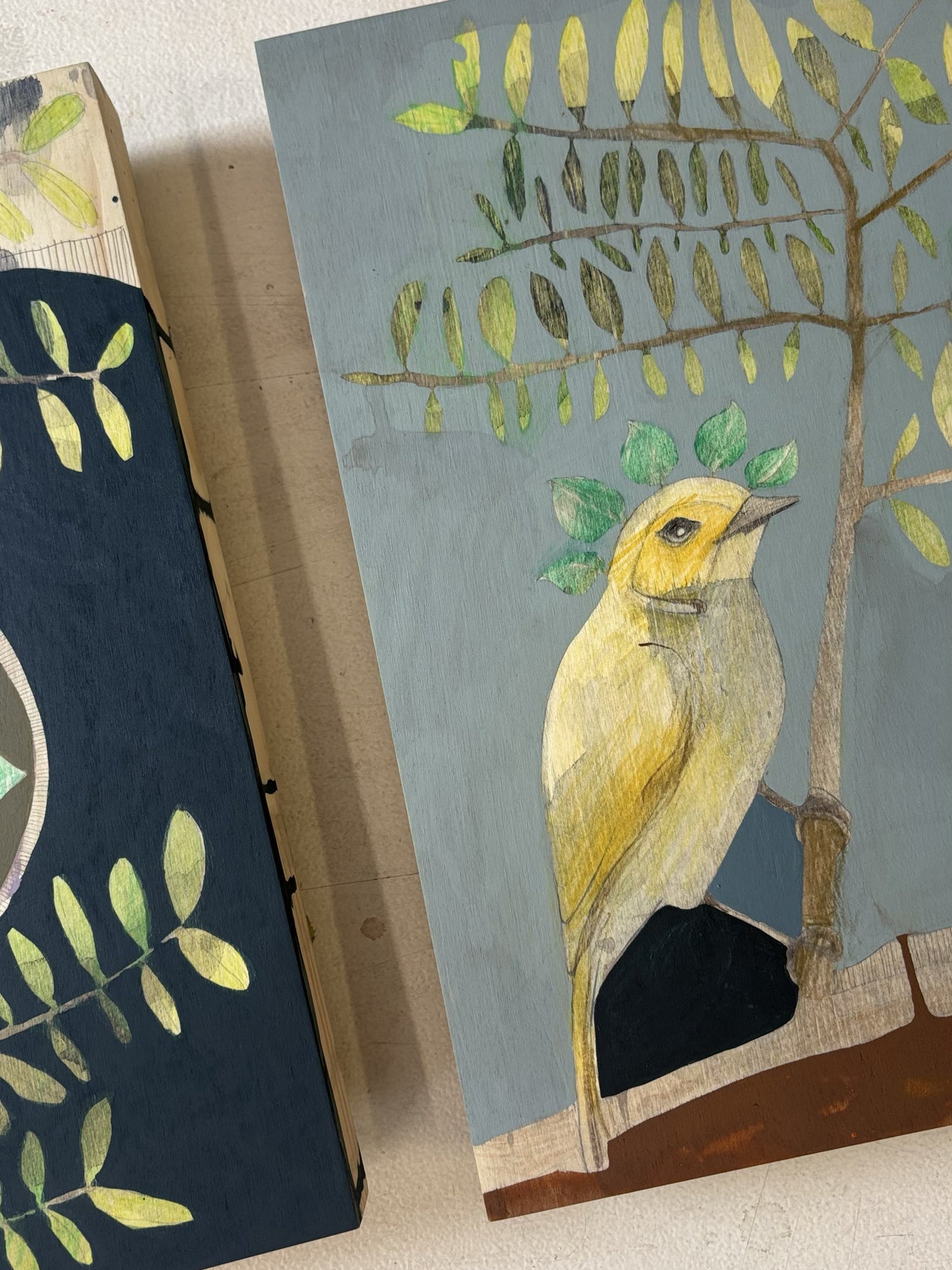 Her Heart is Softer than Feathers - Painting