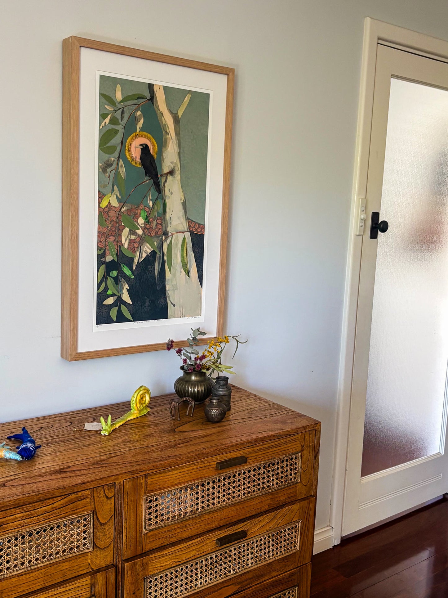 He Finds the Words on the Wind, Little Raven and Gum - Edition Print