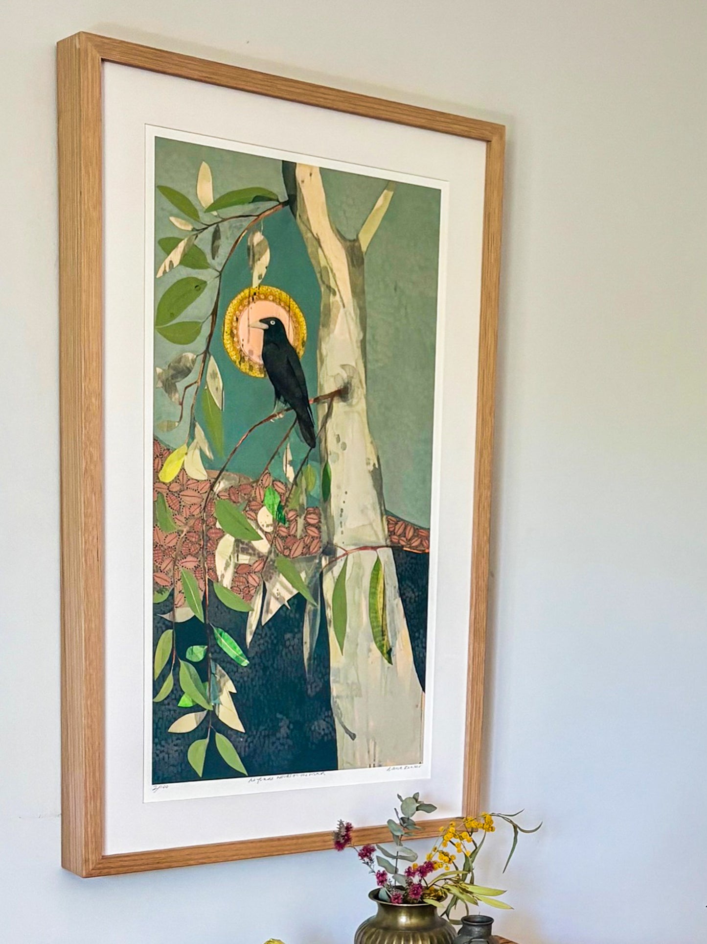 He Finds the Words on the Wind, Little Raven and Gum - Edition Print