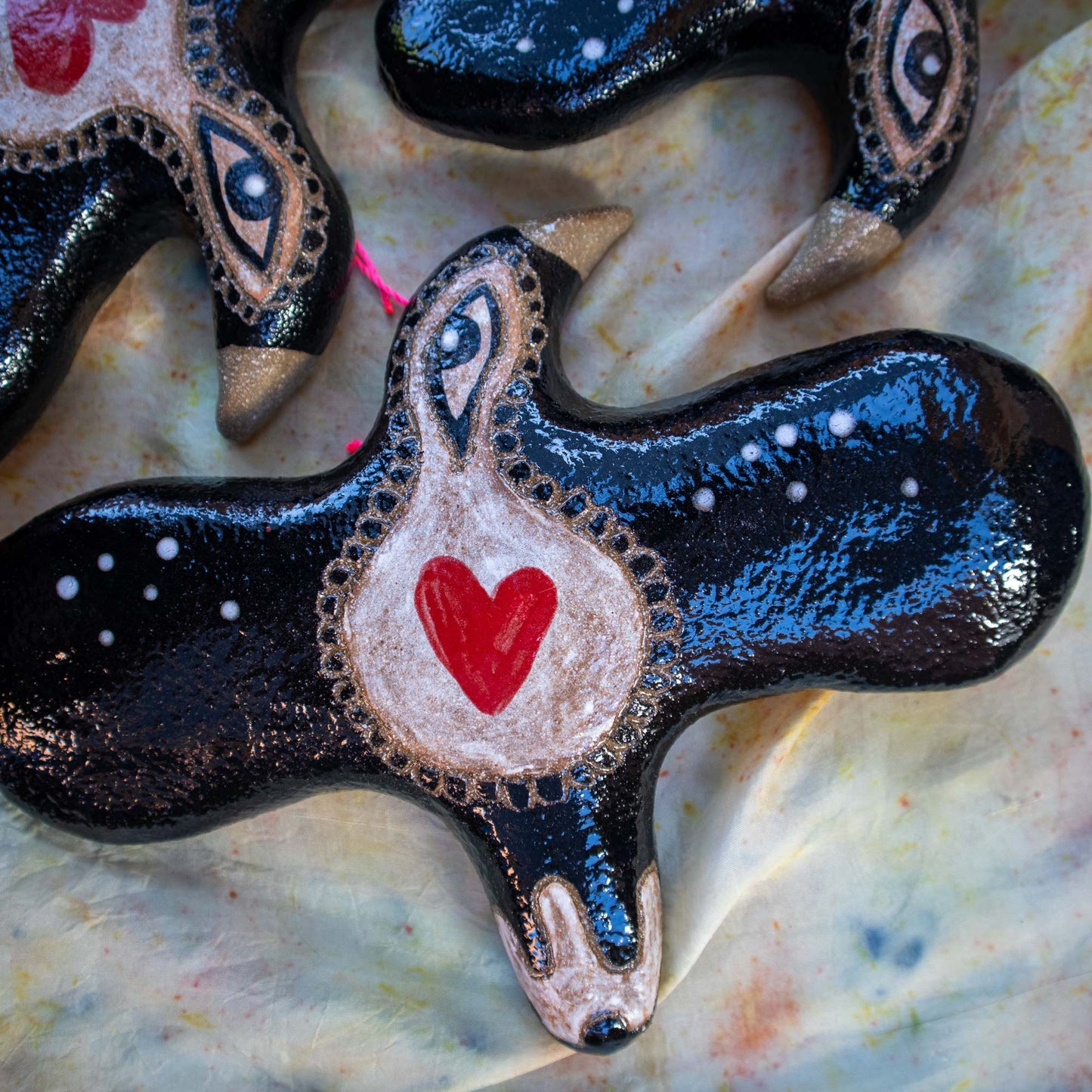 Mischief of Magpies (5) 🌕 Moon - Set of three wall hanging