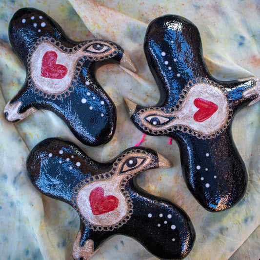 Mischief of Magpies (5) 🌕 Moon - Set of three wall hanging