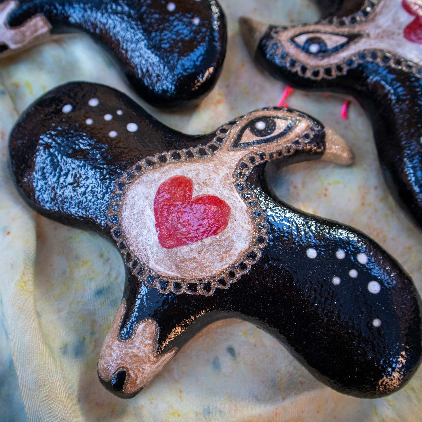 Mischief of Magpies (5) 🌕 Moon - Set of three wall hanging