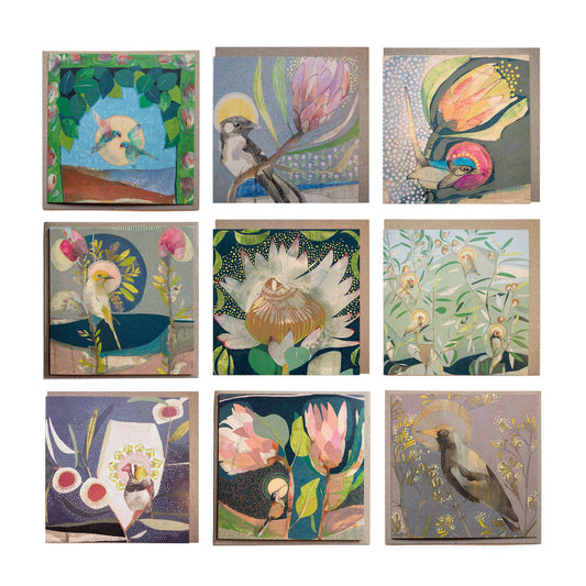 Collectors Card Bundles of 9 Cards ~ Protea or Banksia