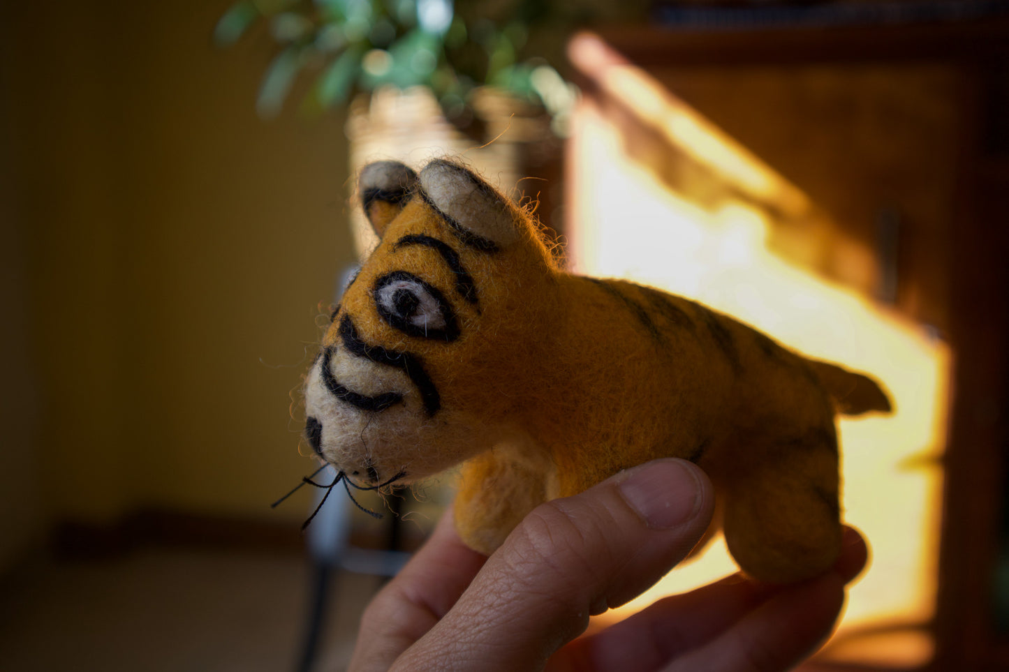An ambush of felt tigers handmade in Nepal 🐯