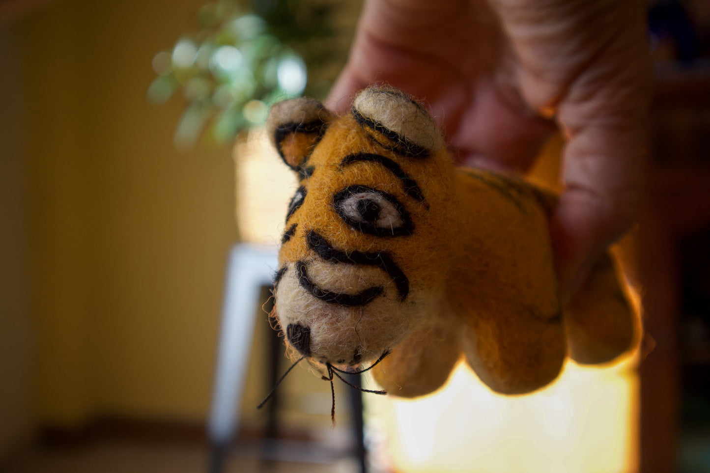An ambush of felt tigers handmade in Nepal 🐯