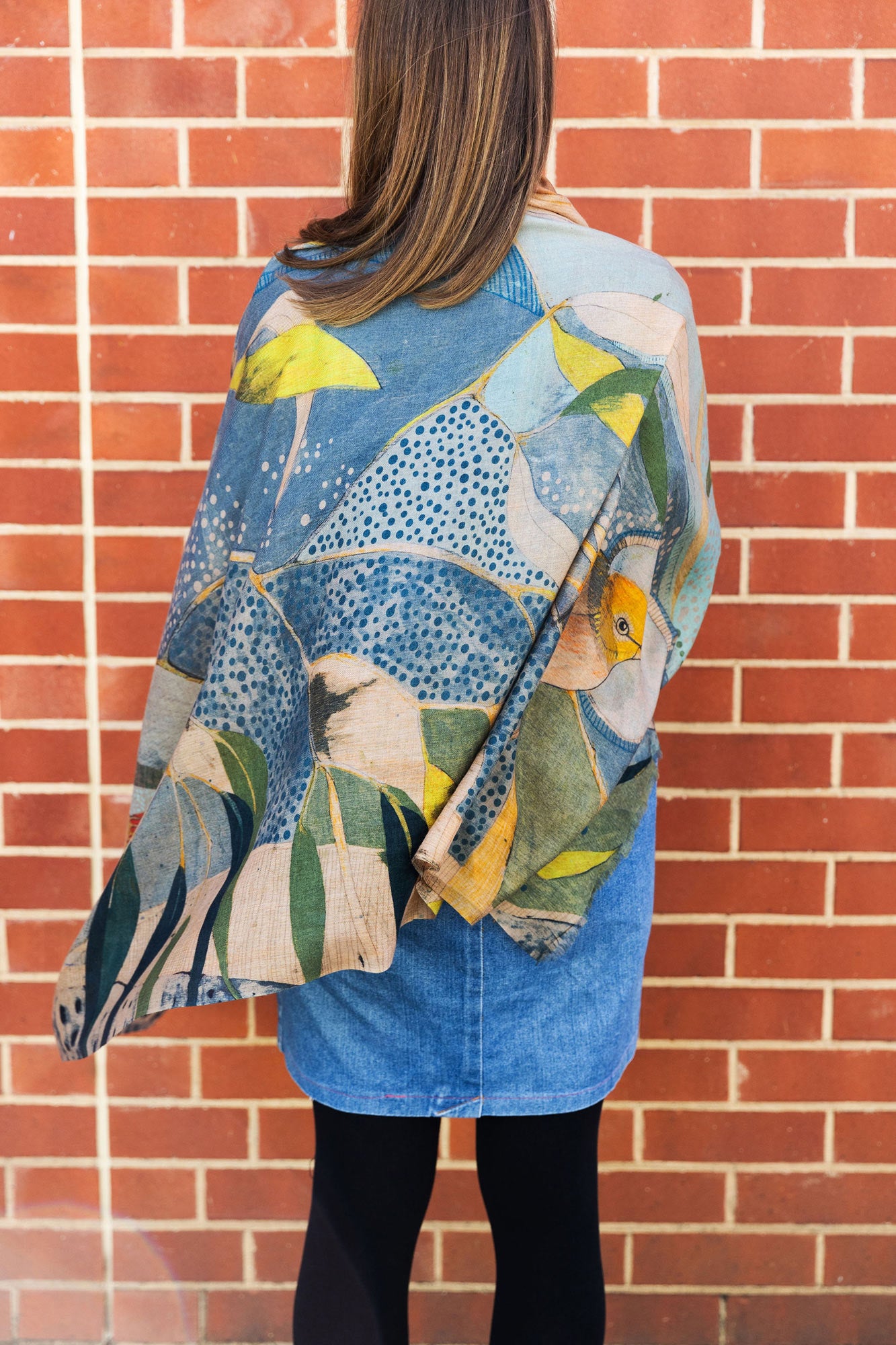 Wandering Light 🦋 Cashmere Wool Scarf