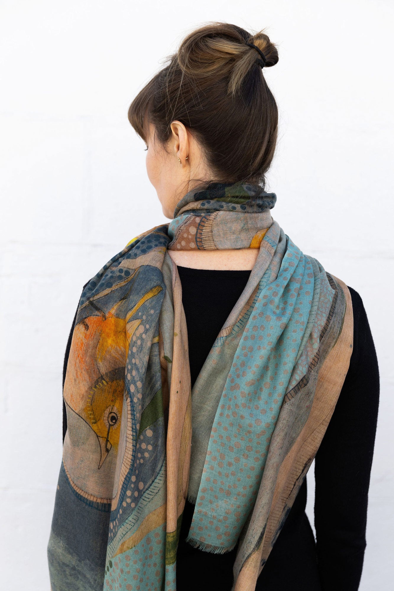 Wandering Light 🦋 Cashmere Wool Scarf