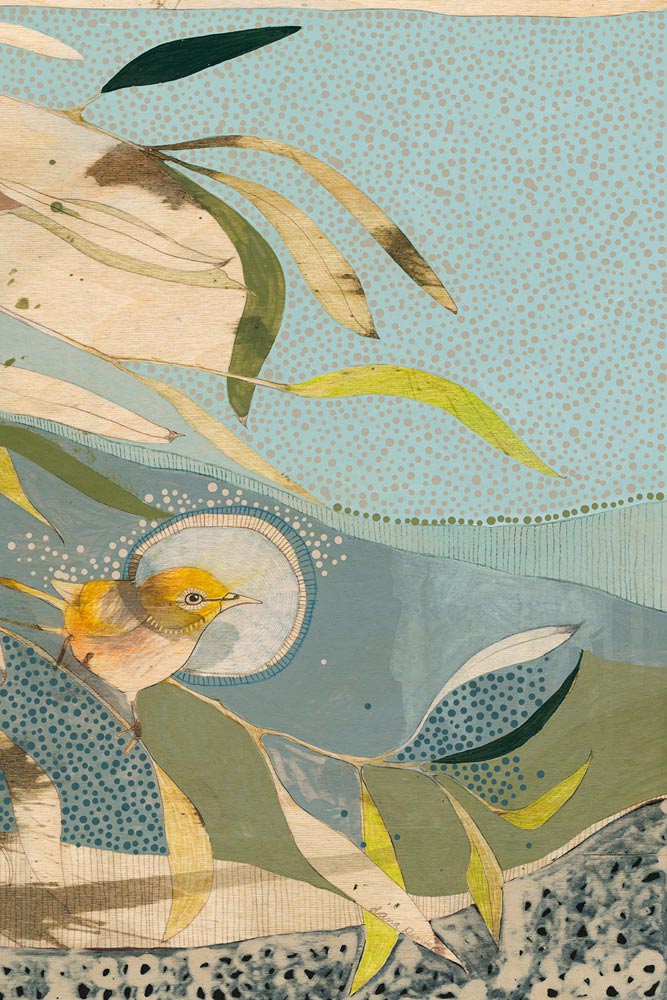 Wandering Light, Silvereyes and Eucalyptus - Edition Print
