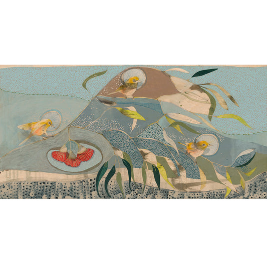 Wandering Light, Silvereyes and Eucalyptus - Edition Print