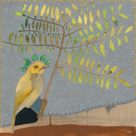 Her Heart is Softer than Feathers - Painting