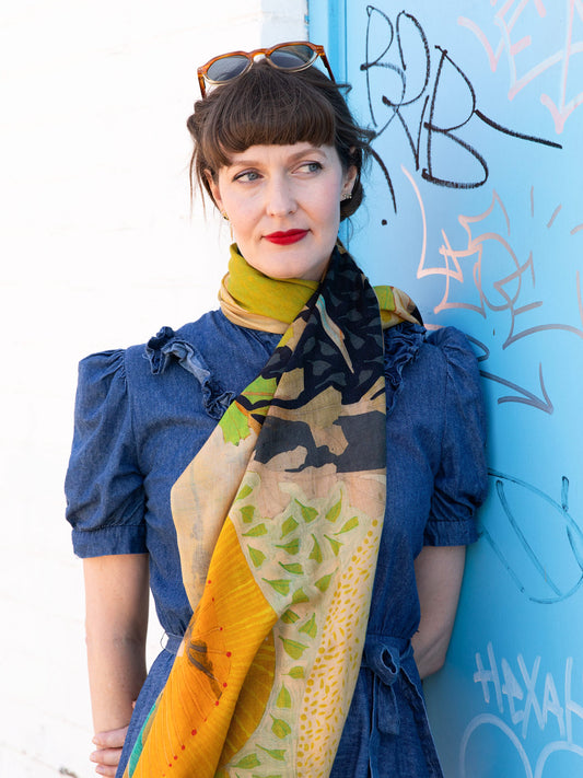 A Wish on the Wind 🌼 Cashmere Wool Scarf - PRE-ORDER