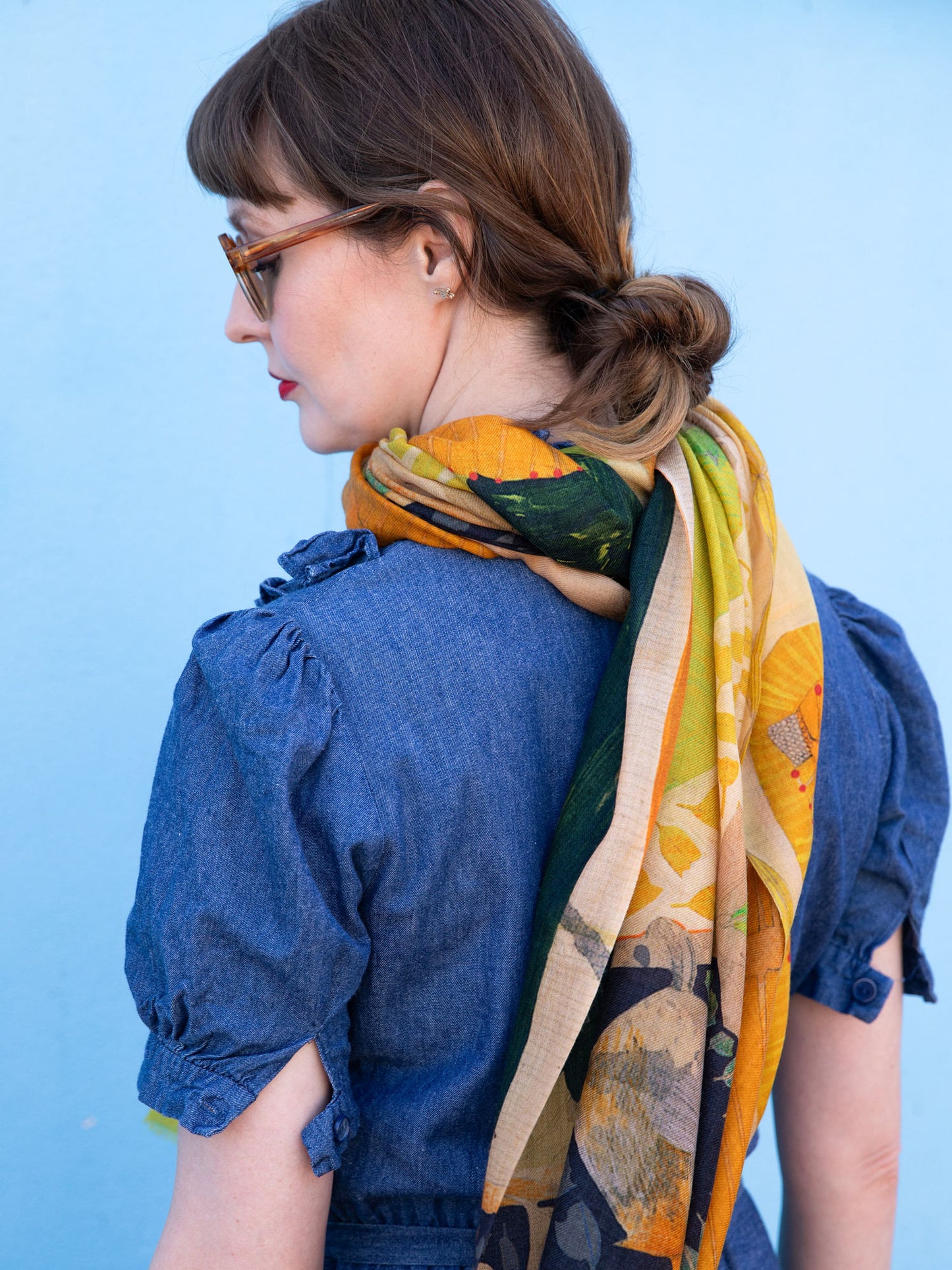 A Wish on the Wind 🌼 Cashmere Wool Scarf