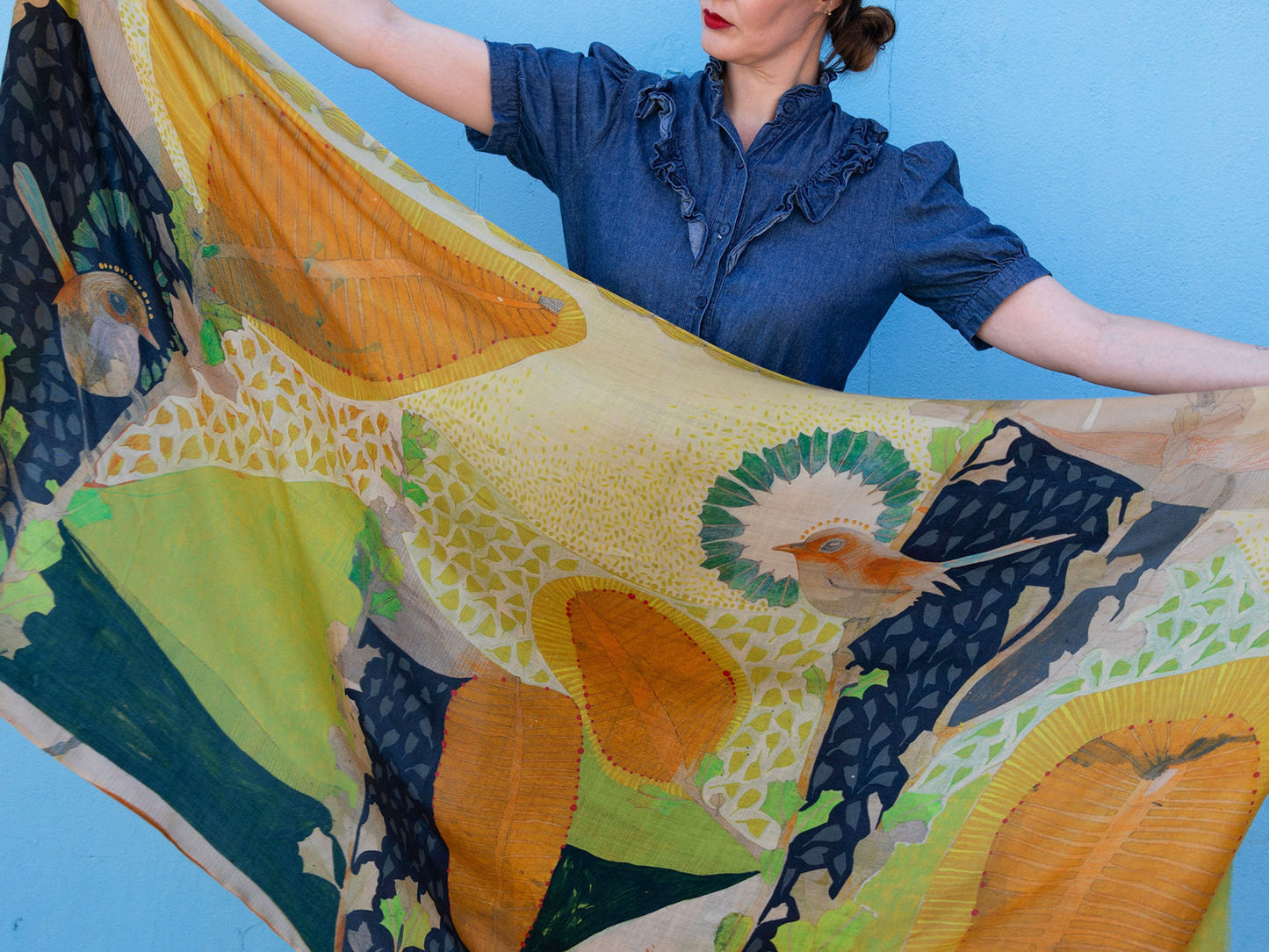 A Wish on the Wind 🌼 Cashmere Wool Scarf