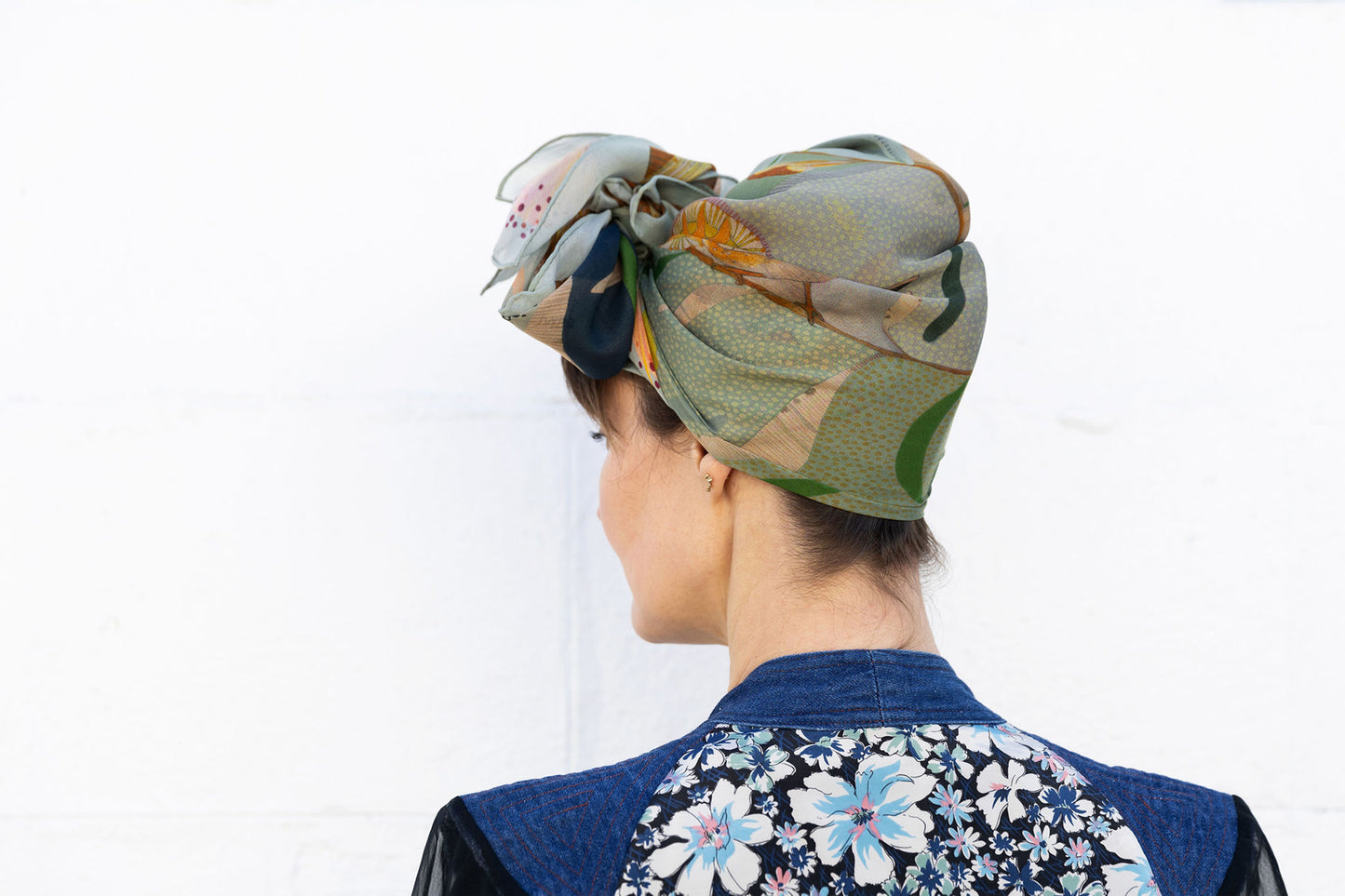 The Small Things 🦚 Silk Chiffon Scarf